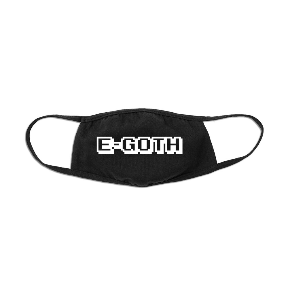 Twisted Apparel - E-Goth Masker - Zwart